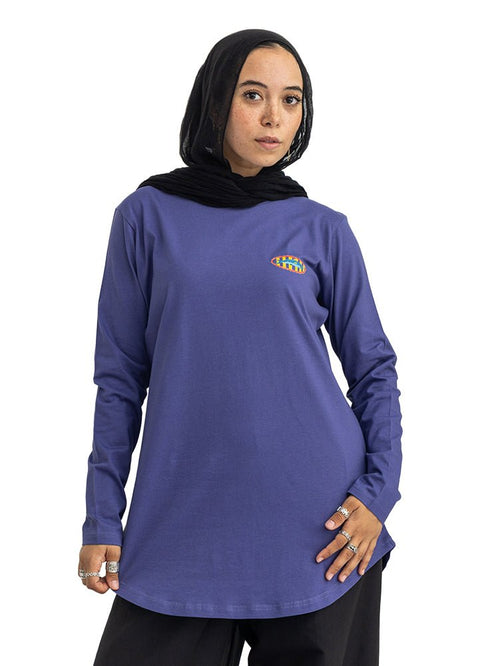 Blueberry-Design 5 Printed Long-Sleeve - Khotwh