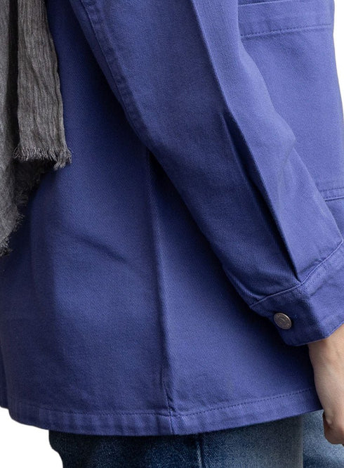 Blueberry Gabardine Jacket 4 - Khotwh