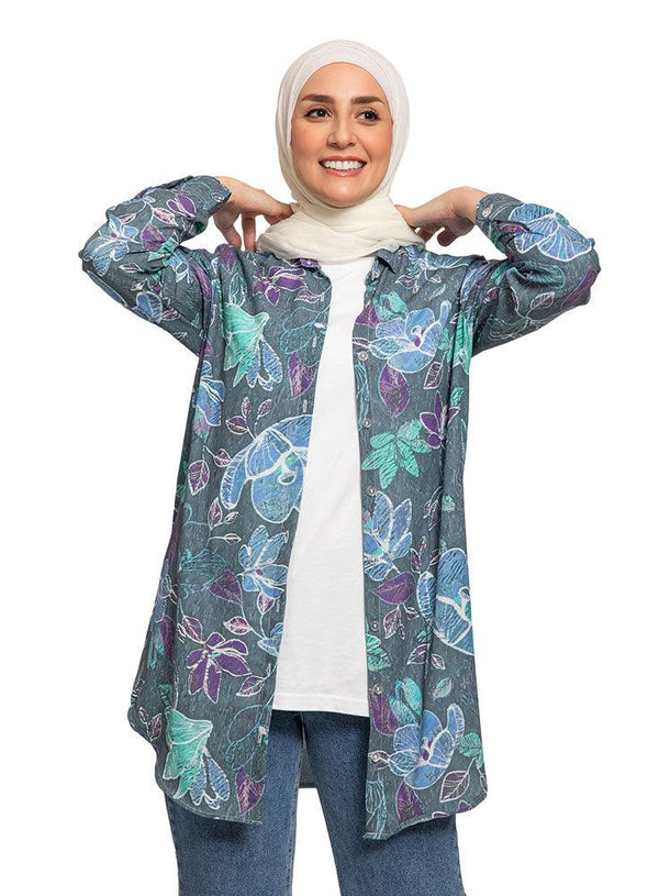 Bouvardia L.Printed Blouse - Khotwh