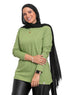 Brick - Lime Green B - Long - Sleeve - Khotwh