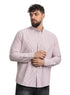 Brick Red - Design 1 Striped Oxford Shirt - Khotwh