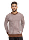 Brick Red Design 2411 Round Pullover - Khotwh