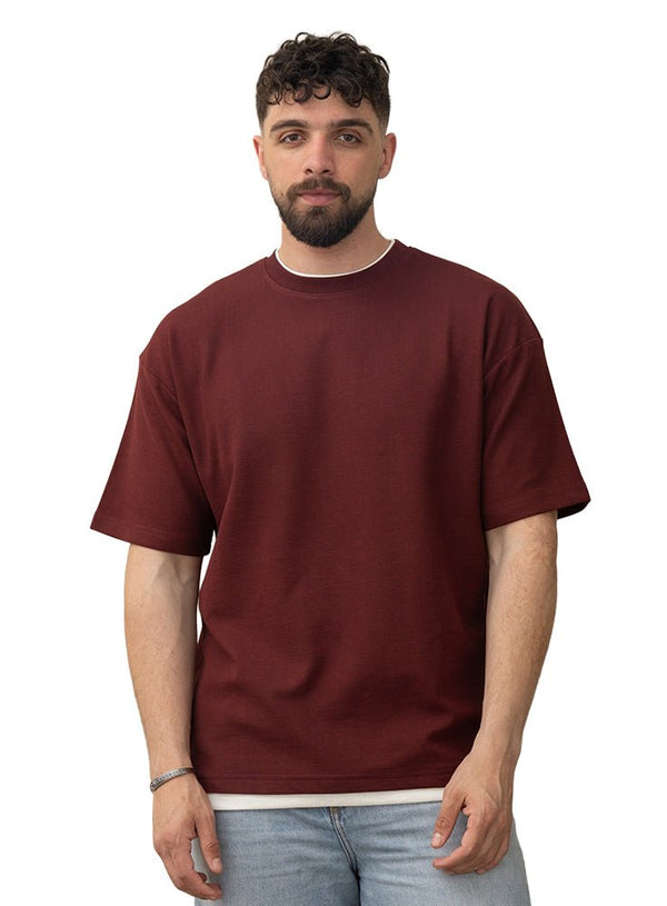 Brick Red Design 3001 NF - Round T-Shirt - Khotwh