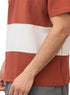 Brick Red Design 3008 NF - Polo Neck T-Shirt - Khotwh