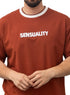 Brick Red Design 3013 NF - Round T-Shirt - Khotwh