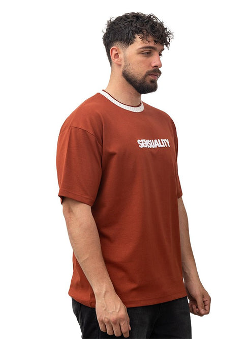 Brick Red Design 3013 NF - Round T-Shirt - Khotwh