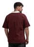 Brick Red Design 3015 NF - Polo Neck T-Shirt - Khotwh