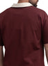 Brick Red Design 3015 NF - Polo Neck T-Shirt - Khotwh