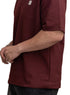 Brick Red Design 3015 NF - Polo Neck T-Shirt - Khotwh