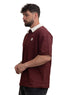 Brick Red Design 3015 NF - Polo Neck T-Shirt - Khotwh