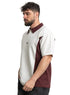 Brick Red Design 3018 NF - Polo Neck T-Shirt - Khotwh