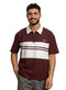 Brick Red Design 3020 NF - Polo Neck T-Shirt - Khotwh