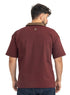 Brick Red Design 3082 NF-Polo Neck T-Shirt - Khotwh