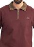 Brick Red Design 3082 NF-Polo Neck T-Shirt - Khotwh