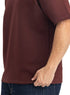 Brick Red Design 3083 NF-Polo Neck T-Shirt - Khotwh