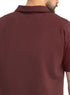 Brick Red Design 3083 NF-Polo Neck T-Shirt - Khotwh