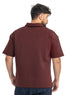 Brick Red Design 3083 NF-Polo Neck T-Shirt - Khotwh