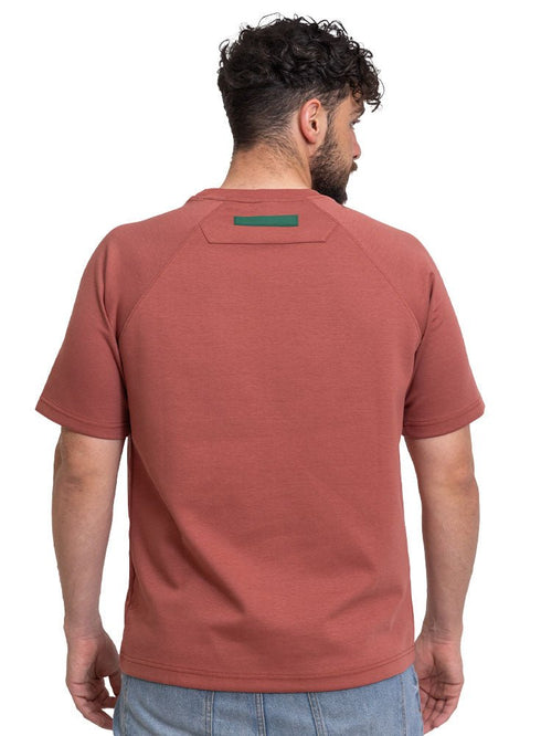 Brick Red Design 3799VIG - O - S Round T-shirt - Khotwh