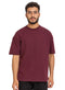 Brick Red Design 3932 Knit Round T-Shirt - Khotwh