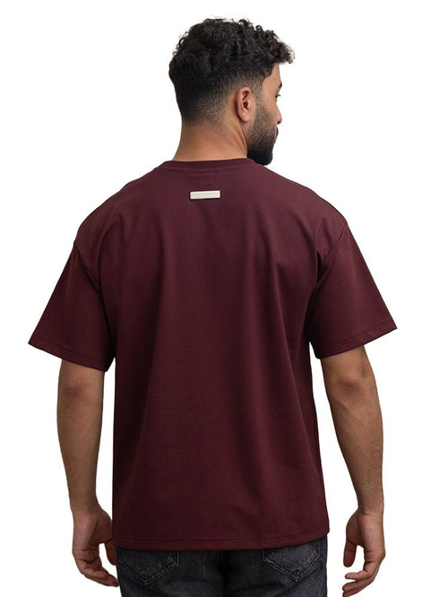 Brick Red Design 4022 NF - Round T-Shirt - Khotwh