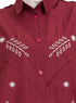 Brick Red Design 71931 Shirt - Khotwh