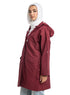 Brick Red - Design 7201 Gabardine Jacket - Khotwh