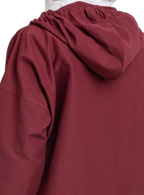 Brick Red - Design 7201 Gabardine Jacket - Khotwh
