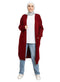 Brick Red E - Knit - Long Cardigan - Khotwh