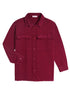 Brick Red Embroidered Gabardine Shirt - Khotwh