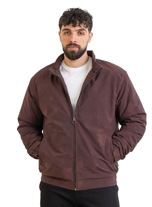 Brick Red Gabardine Jacket 1 - Khotwh