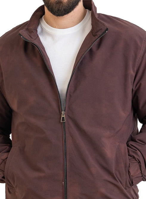 Brick Red Gabardine Jacket 1 - Khotwh