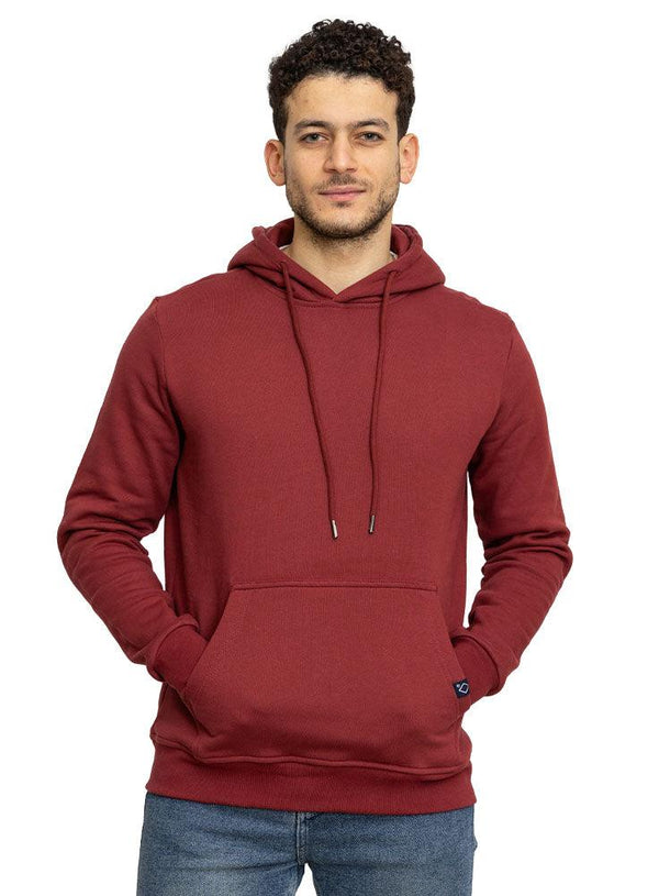 Brick Red Hoodie - Khotwh