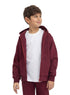 Brick Red Kids Sw-Zipper - Khotwh
