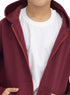 Brick Red Kids Sw-Zipper - Khotwh
