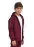 Brick Red Kids Sw-Zipper - Khotwh