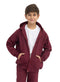 Brick Red Kids Sw-Zipper - Khotwh