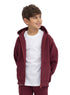 Brick Red Kids Sw-Zipper - Khotwh