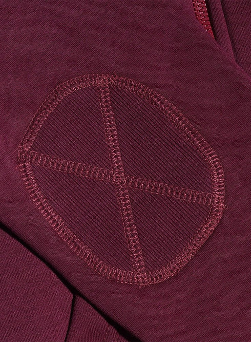 Brick Red Kids Sw-Zipper - Khotwh