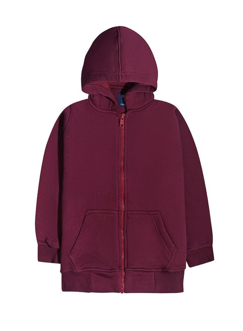 Brick Red Kids Sw-Zipper - Khotwh