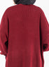 Brick Red Knitted - Long Cardigan - Khotwh