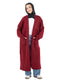 Brick Red Knitted - Long Cardigan - Khotwh