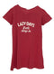 Brick Red Night Shirt - Design 11 - Khotwh