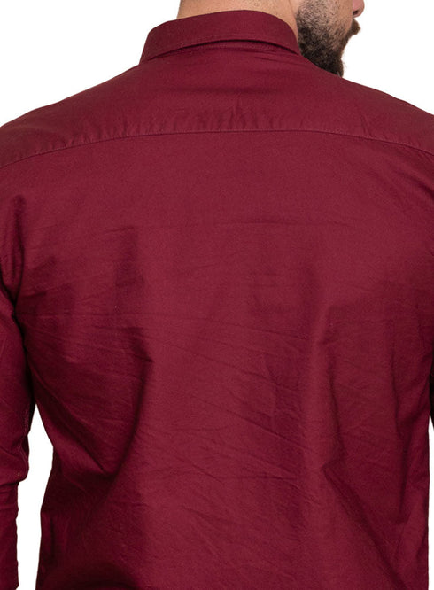 Brick Red Oxford Shirt - Khotwh