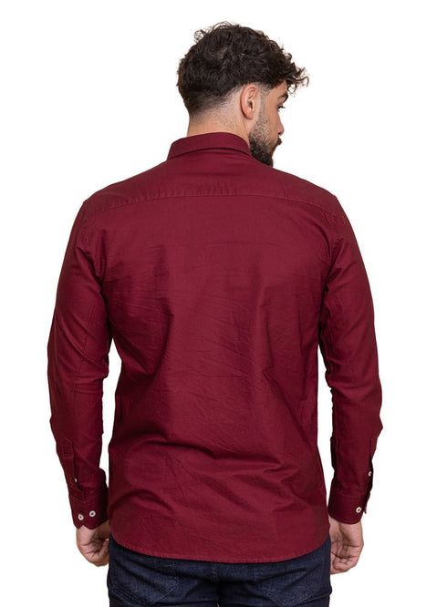 Brick Red Oxford Shirt - Khotwh