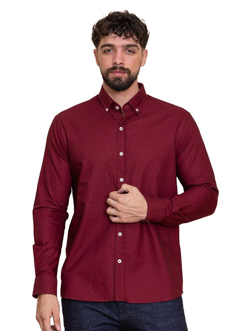 Brick Red Oxford Shirt - Khotwh