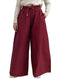 Brick Red P - Tiered Pants - Khotwh