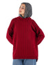Brick Red plexus Hoodie Pullover - Khotwh