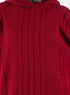 Brick Red plexus Hoodie Pullover - Khotwh