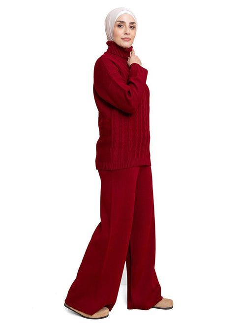 Brick Red Plexus Suit - Khotwh