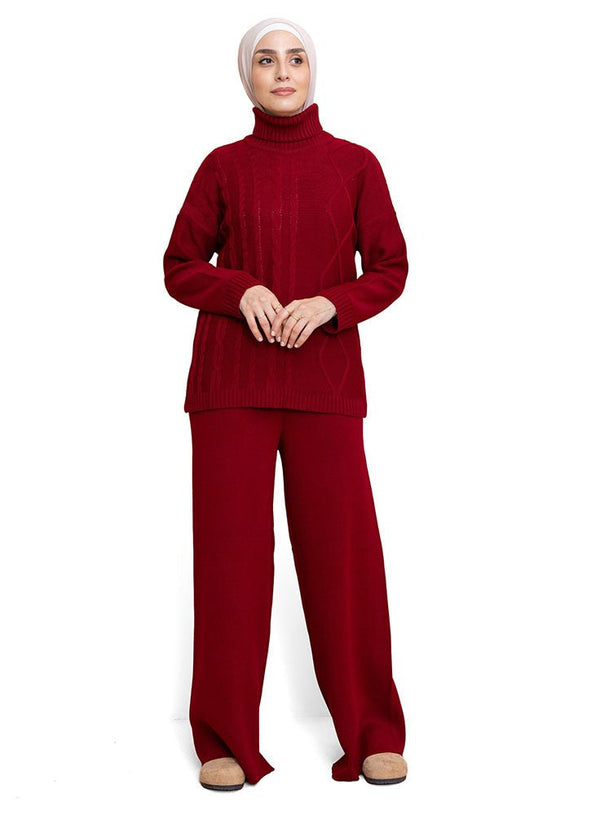 Brick Red Plexus Suit - Khotwh